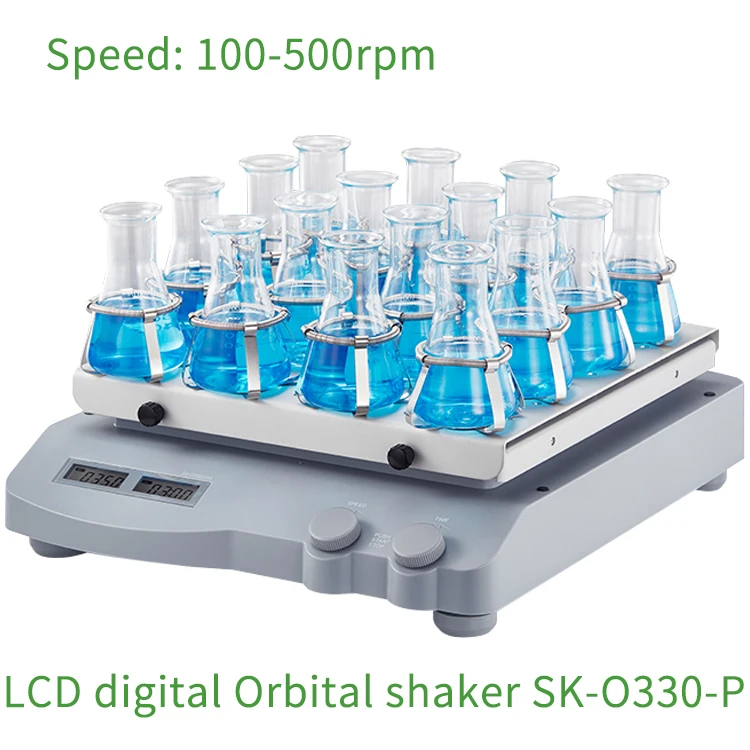 Laboratory Equipment Supplier Culture Dish Mixing Brushless DC Motor LCD Digital Orbital Shaker