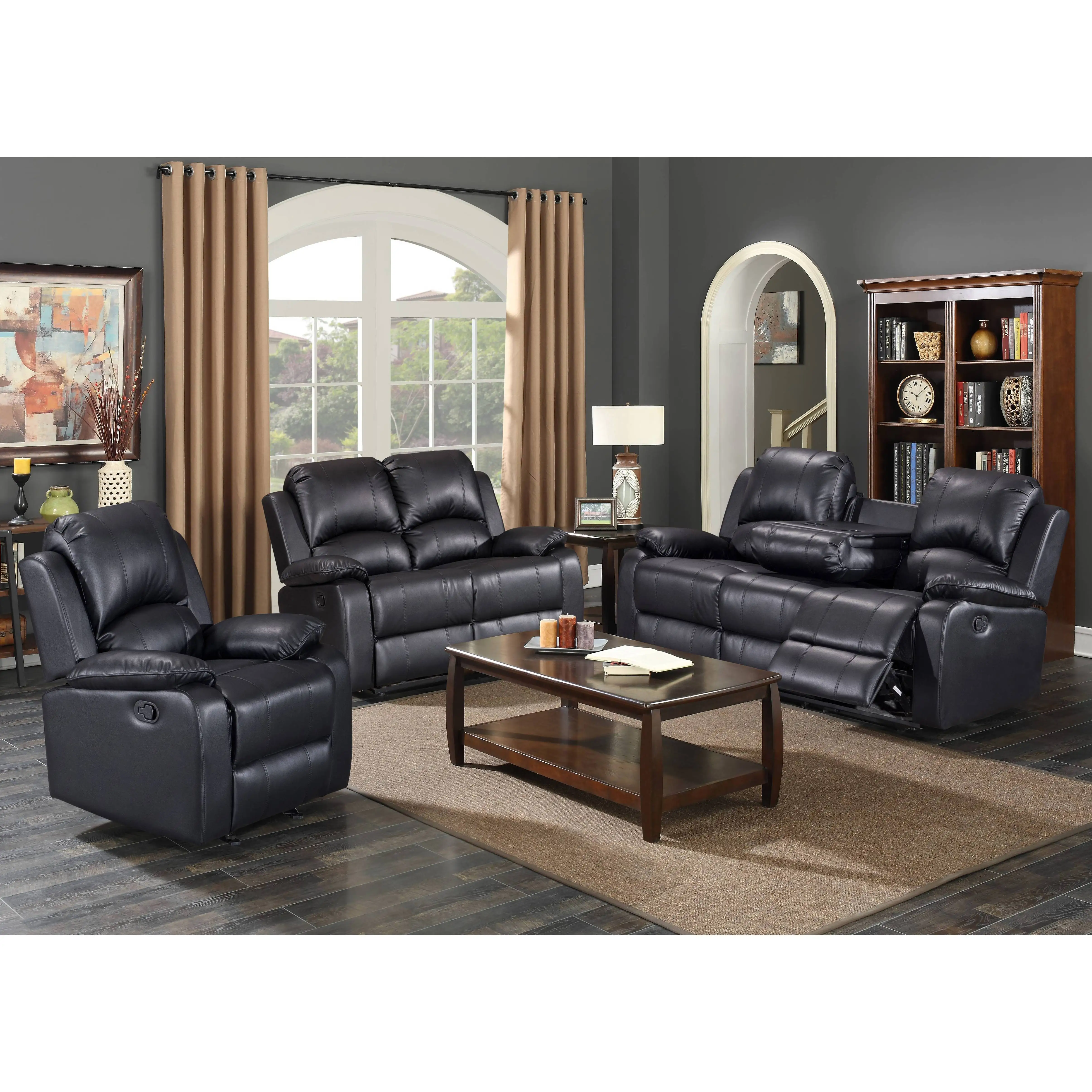 electric recliner sofa Power leather sofa power reclining movie theater sofa vip seating room furniture electric recliner theate