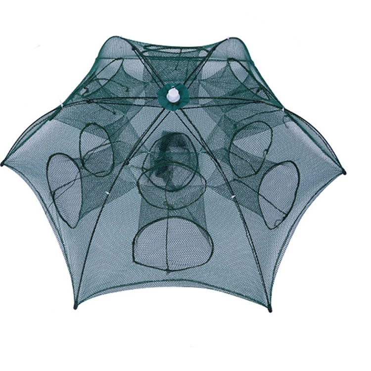 Cast dip cage hand made quick sinking throw net environmental friendly material crab traps heavy duty bait landing net trap