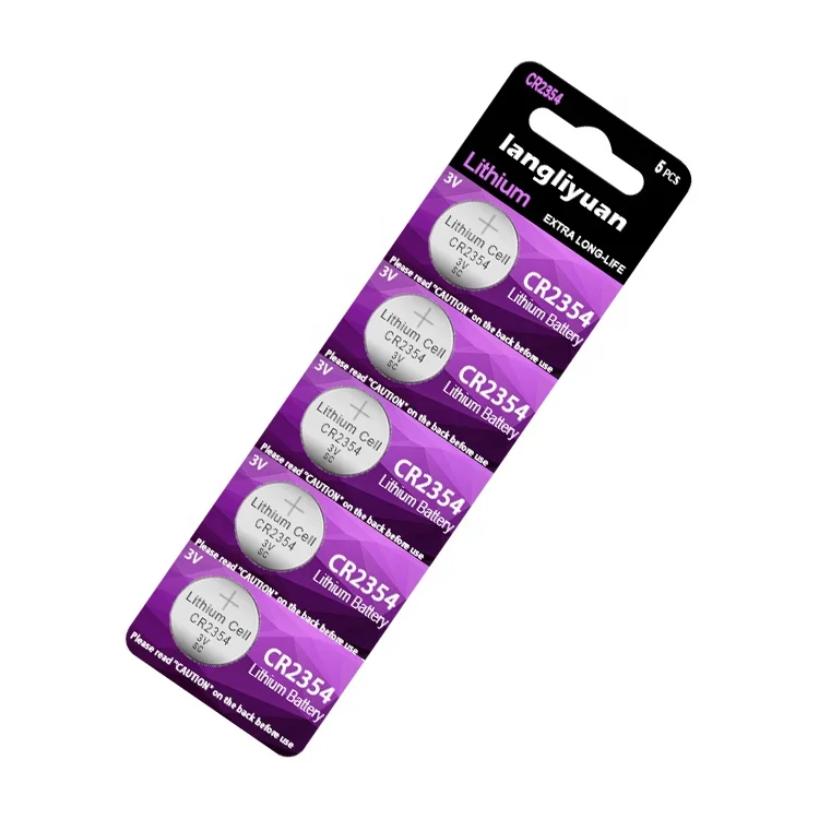 Литиевая кнопочная батарейка высокой емкости 3 в cr2354
