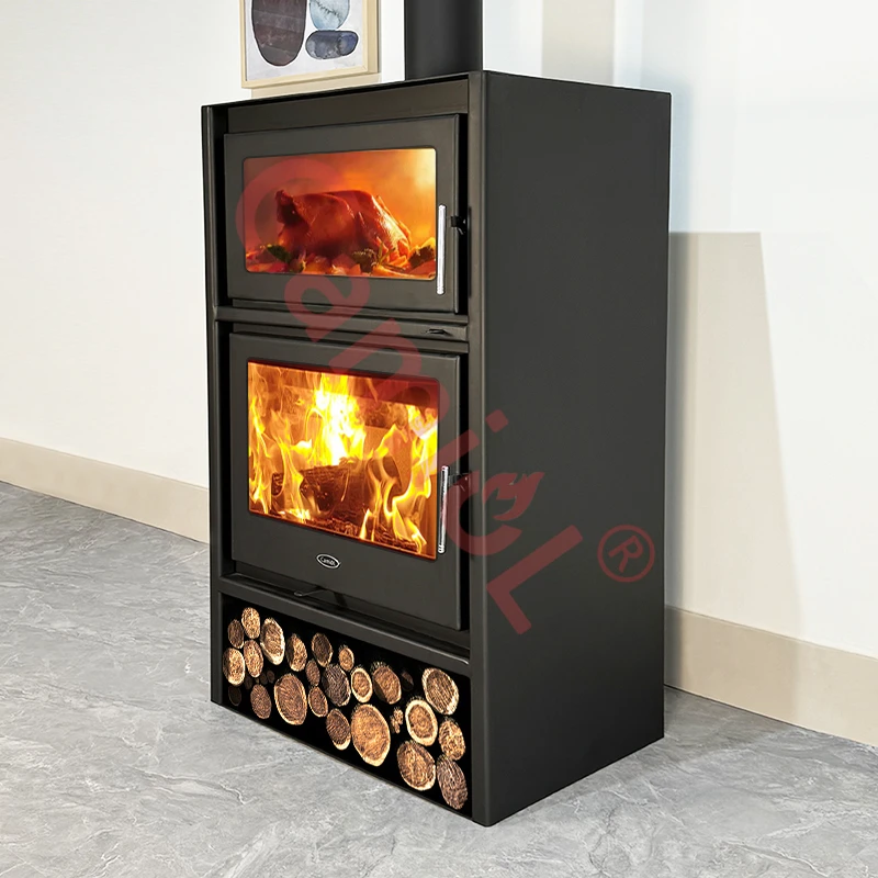 Modern design  Indoor stove wood burning stove with oven