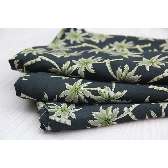 Wujiang текстиль Модный цветочный узор тканый вискоза Вискоза Печатный 100% вискоза ткань