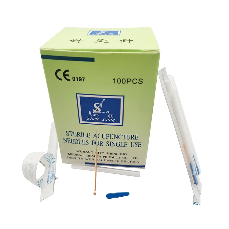 Shenlong Brand Acupuncture Copper Small Needles Acupuncture Needle 0.16x7 mm