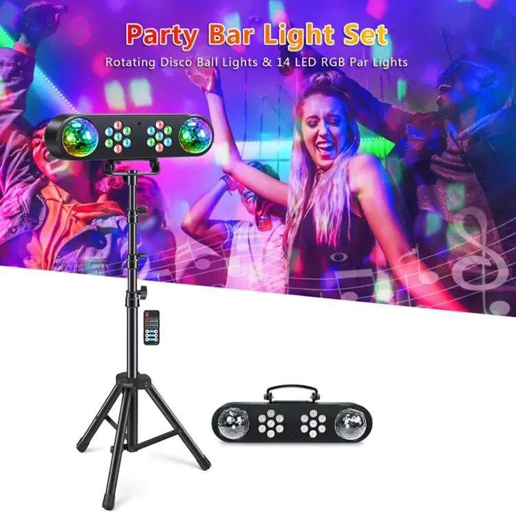 LED Party Lighting RGB 3IN1 Par LED Stage light set for home Light