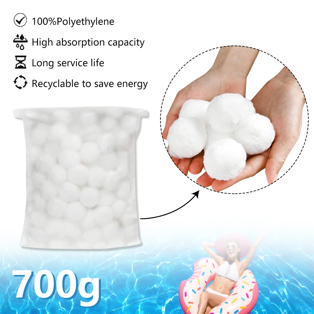 Pool Filter Balls EcoFriendly Fiber Filter Media for Swimming Pool Sand Filters
