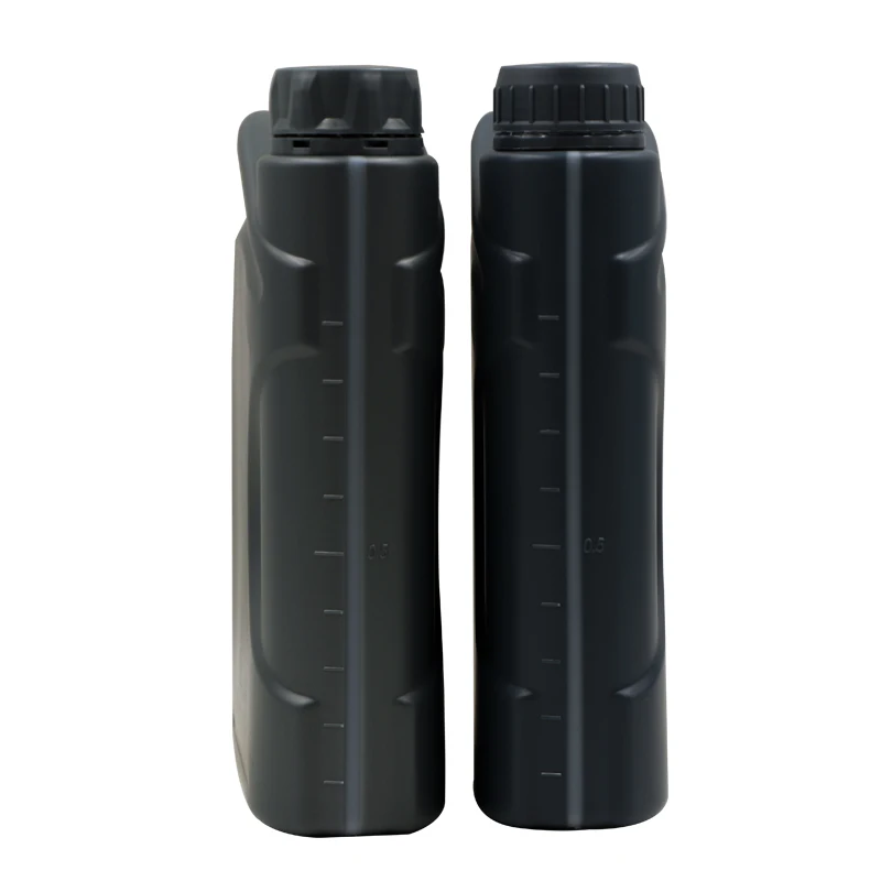 Wholesale Empty 1L Engine Oil Bottle Plastic Motor Oil Bottles With Cap Lubricant Oil Bottle