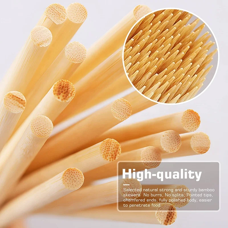 Fruit stick 25cm sausage stick ham  hot dog kebabs barbecue stick wholesale