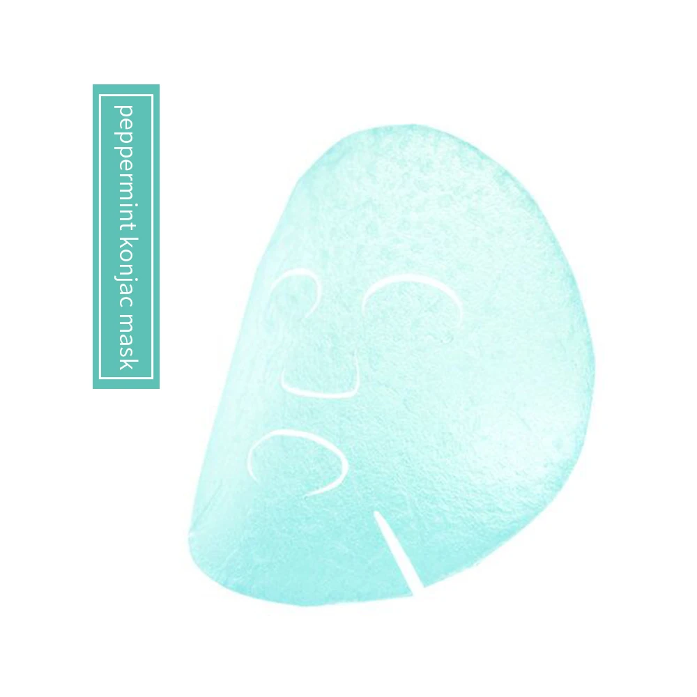 Lavender  konjac face mask for moisturizing and hydrating