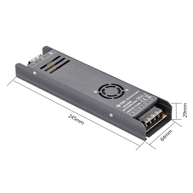12v 24v 48V dc adapter 60w led driver 30-500w mute intelligent power supply for lighting