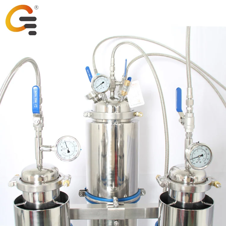 Customization 5lb Extractor Factory Sale Fluid Closed Loop Extractor for Beverage Industry
