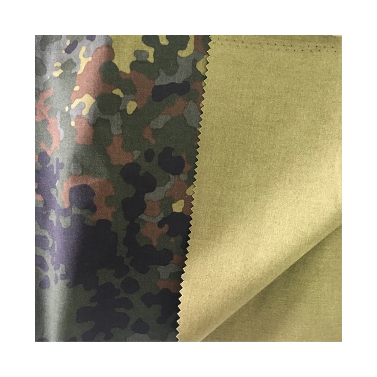 factory wholesale knit fabric printed cotton German camouflage fabric