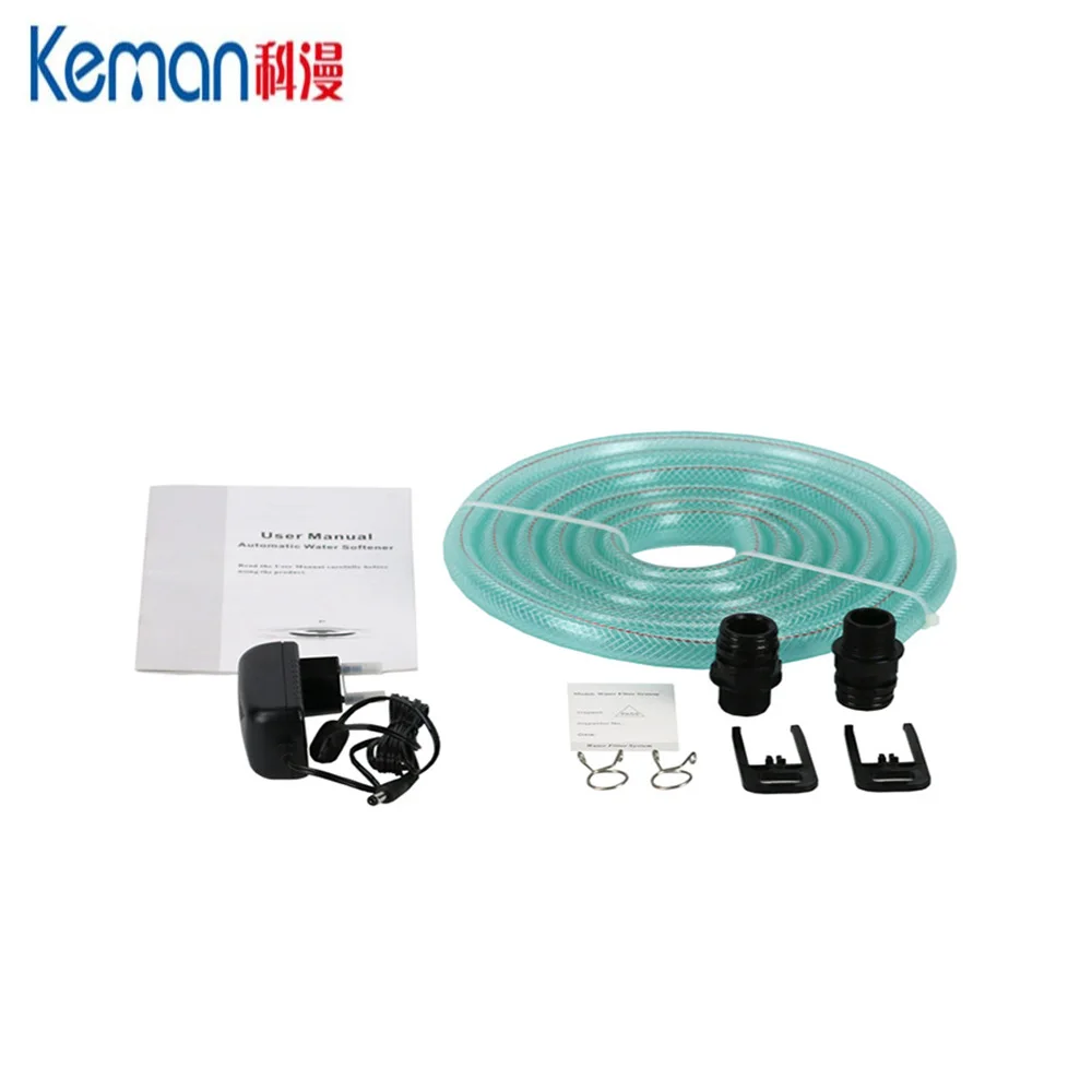 Household one ton automatic control ion exchange water softener for home bathroom soft water system with soft water valve