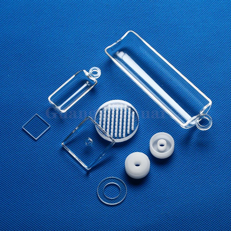 High Quality Clear Quartz Tube Fused Silica Quartz Glass Cylinder Quartz Boat for Tube Furnace