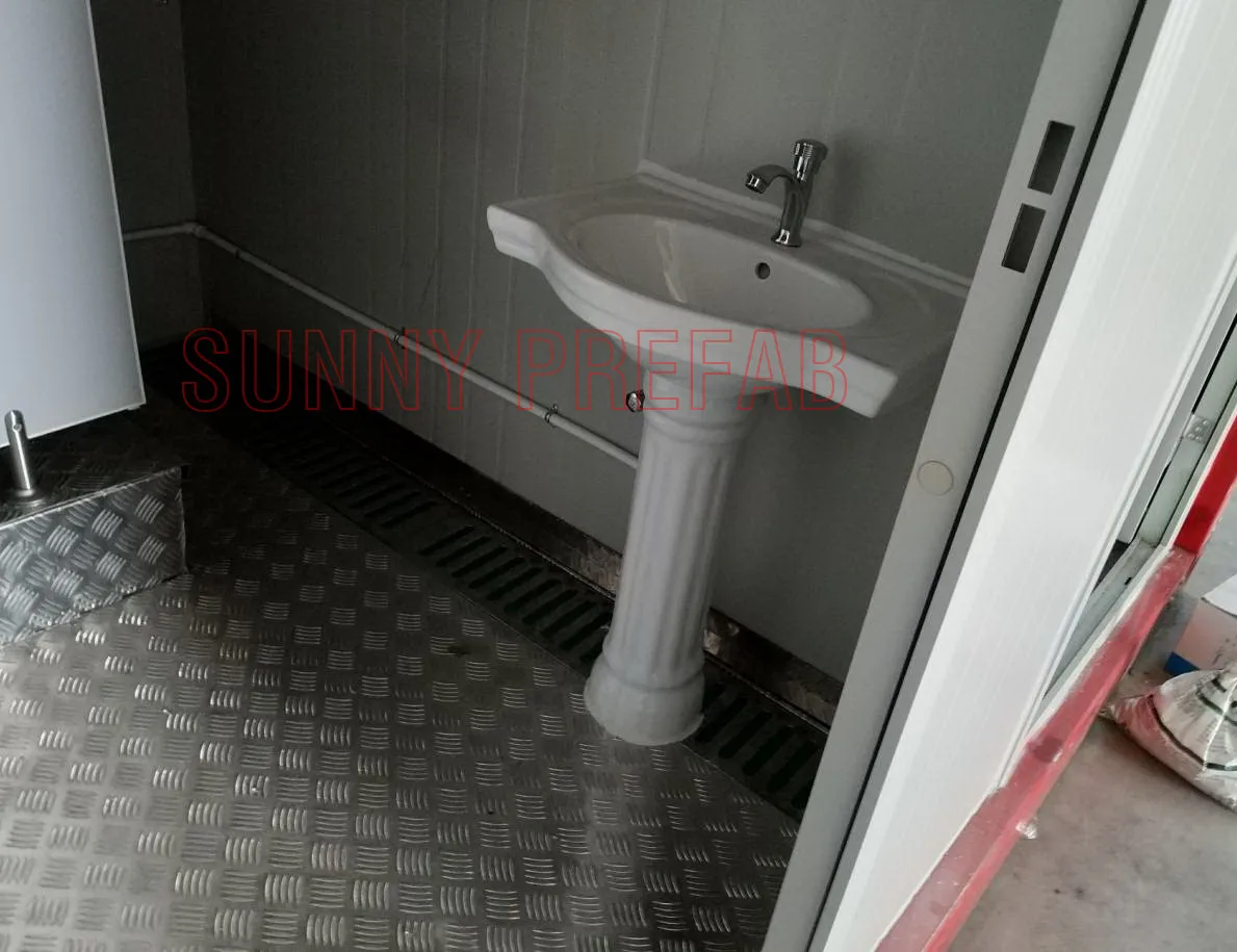 
bathroom steel mobile luxury eps home modular flat pack sandwich panel prefab container house toilet bathroom 