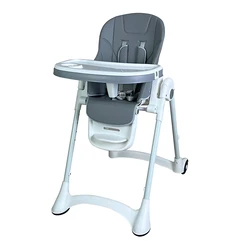 Metal and Plastic Baby Feeding Chair Wholesale Adjustable Baby High Chair