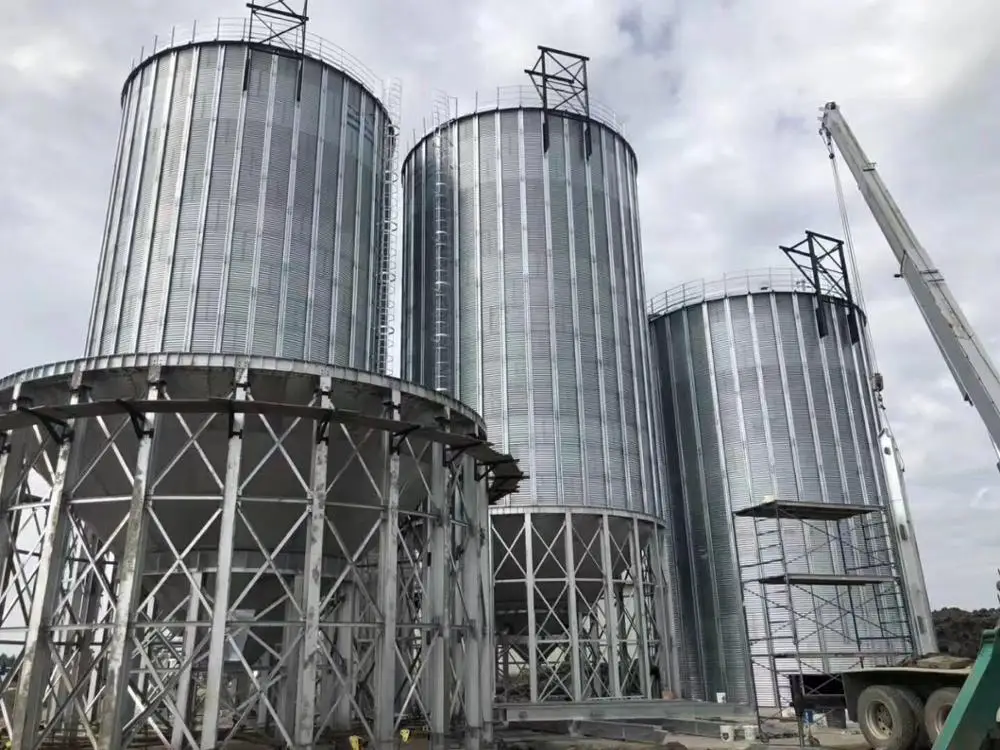  Стальные Бункеры для хранения пшеницы и кукурузы 100 тонны 200 500