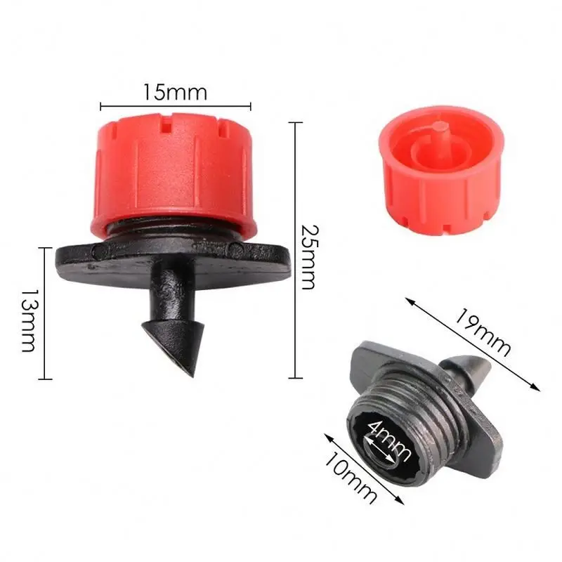 With 4/7 Capillary, Pe Pipe Adjustable Head Drops Head Drip Irrigation Micro Nozzle Cooperate Make Using The Punching/