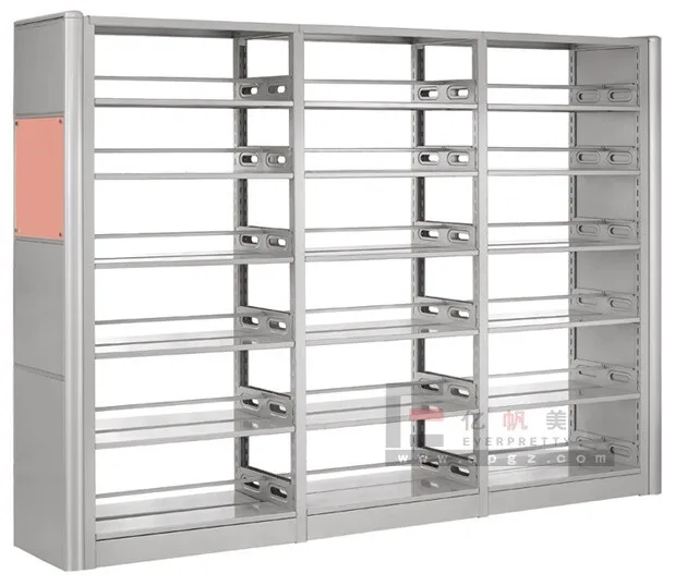 School Furniture Metal Bookshelf Portfolio Book Shelf White Cube Bookcase Iron Modern Bookshelf for Library