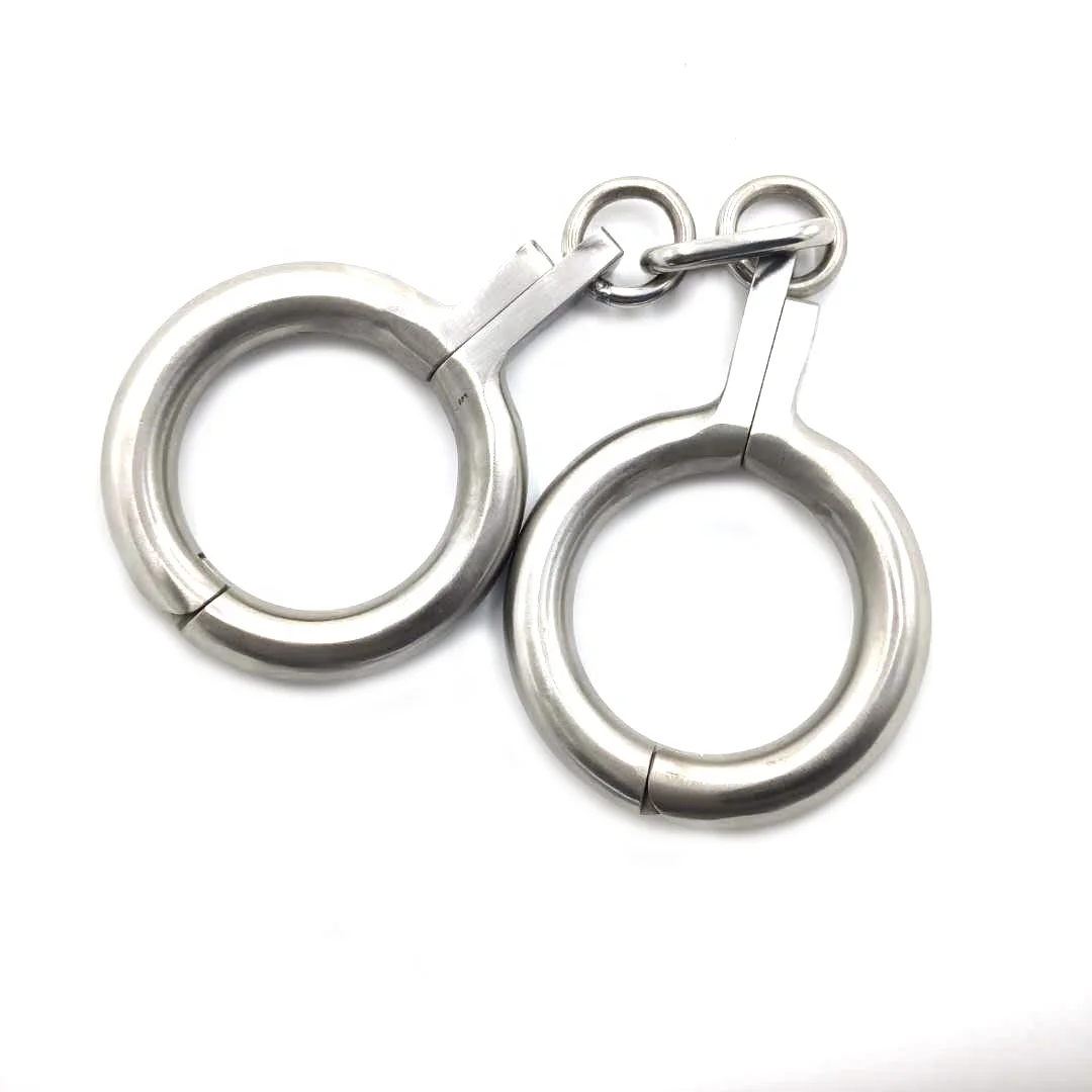 High quality BDSM stainless steel adult game sex handcuffs metal binding handcuffs male and female sex toys