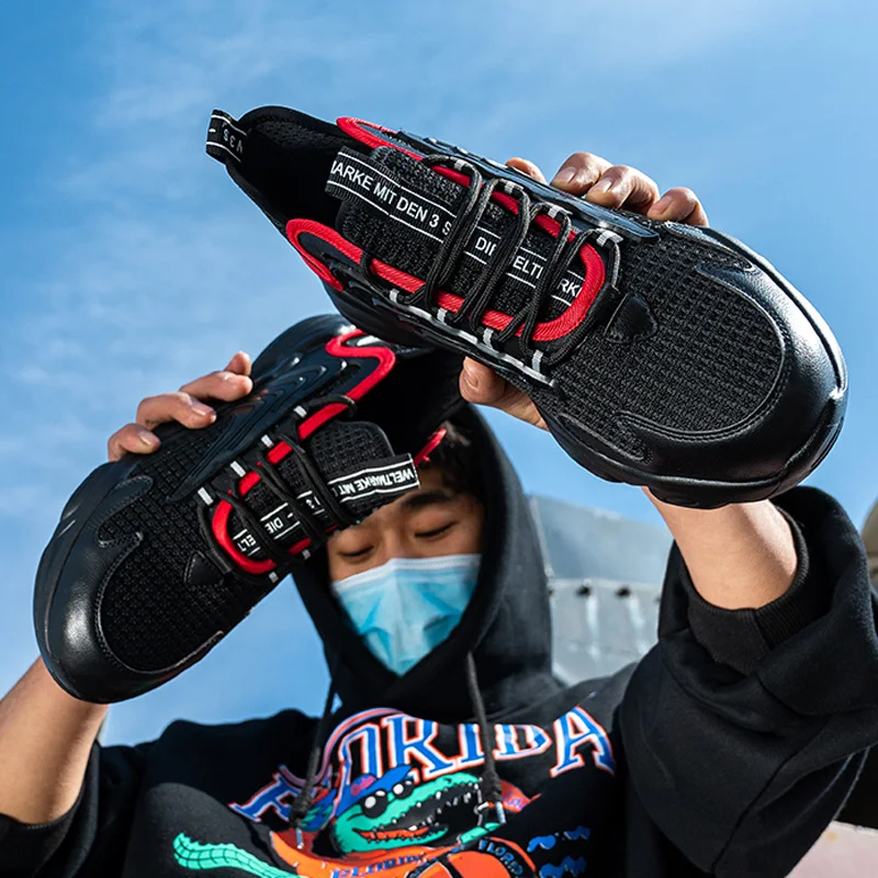 New Steel Toe Anti Smashing Anti Piercing Soft Breathable Wear Resistant and Non Slip Safety Shoes for Men