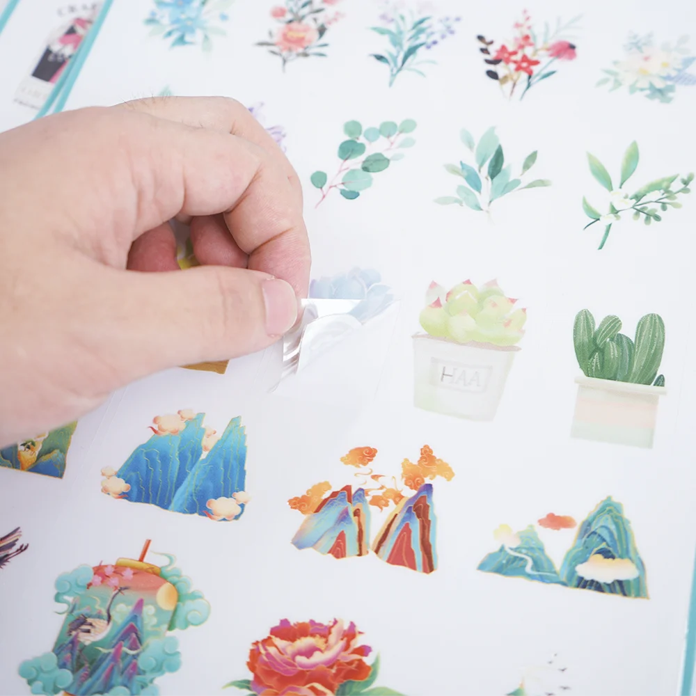 Custom UV Transfer Stickers Custom Label Pressure Sensitive Paste Cold Transfer Stickers Logo