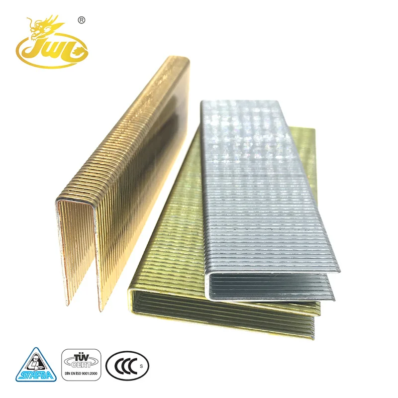 Hot Selling Galvanized Wire Standard U-Type Nail 16GA Furniture Staple