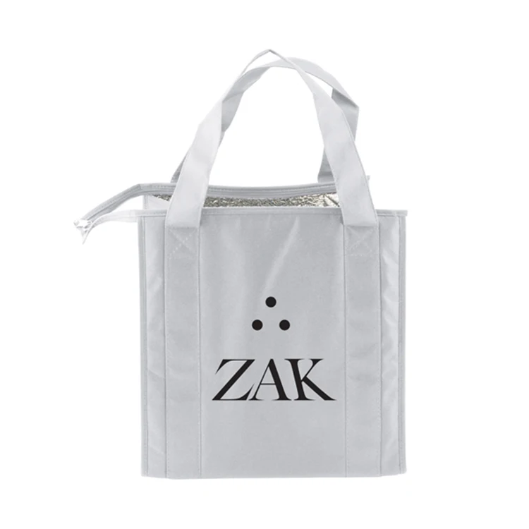 Thermo cooler Bag with black plastic bottom insert