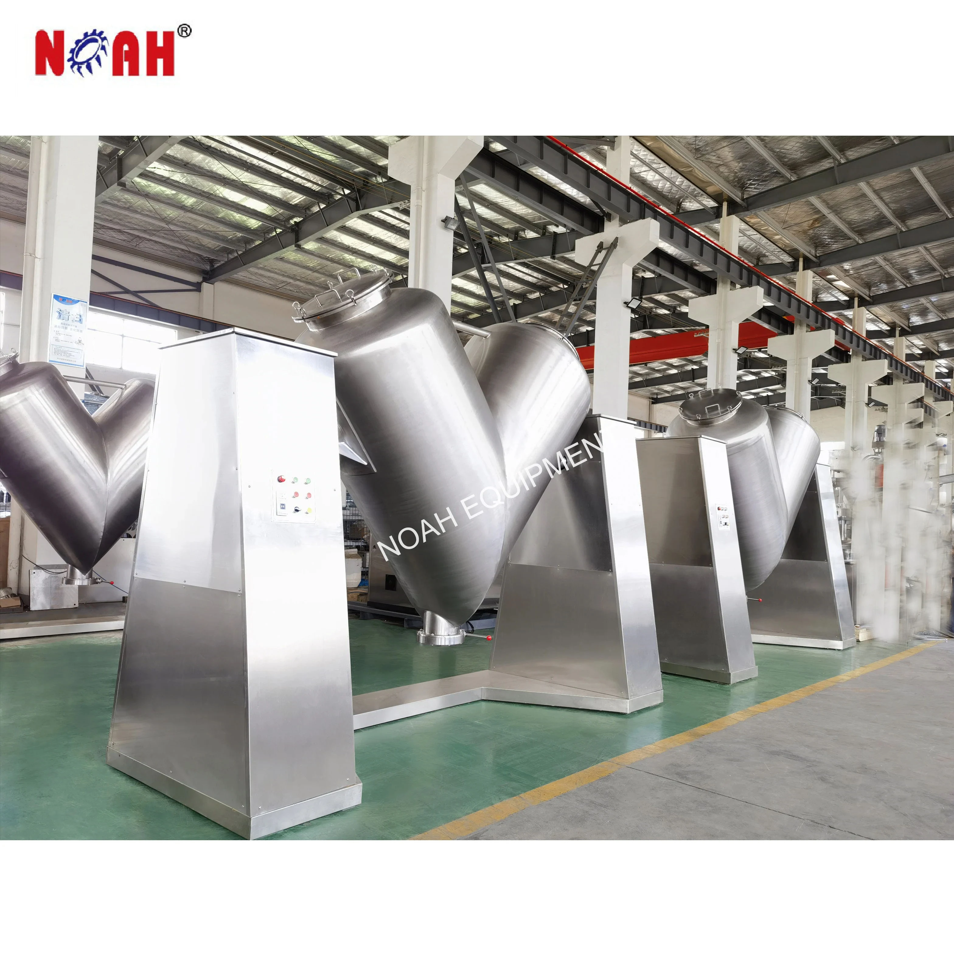 V-500  ribbon spiral dry powder blender mixer Chemical product zinc oxide mixer high-efficiency mixer equipment