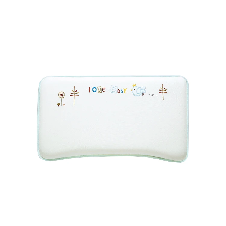 Vietnam Factory Soft Comfort Adjustable Cotton Fabric Children Memory Foam Sleep Baby Neck Pillow with Cartoon/Animal Pattern