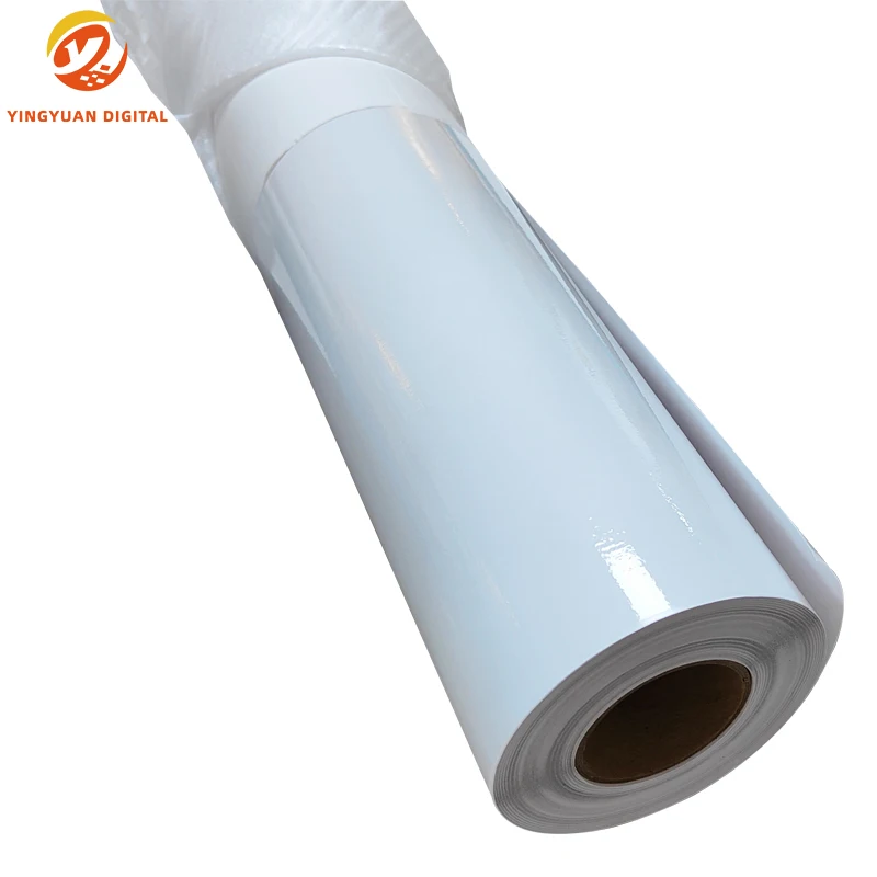 220g Printable Advertising Material Water Based Transparent Removable PVC Self Adhesive For Printer