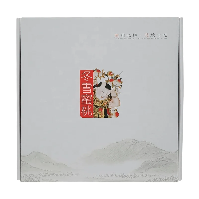 Hot Sales Logo Printing Gifts Packaging Paper Box Durable Corrugated Paper Mailer Box Folding Big Capacity Fruit Store Container