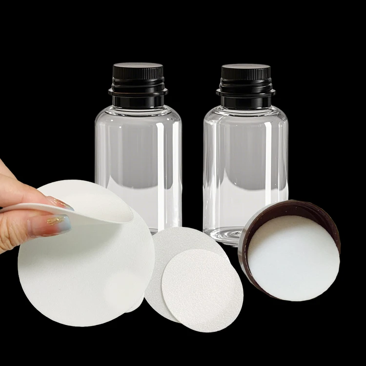 Bottle Cap Seal Liner Manufacturer Self Adhesive Pressure Sensitive Seal PE Foam Gasket for food Cosmetics