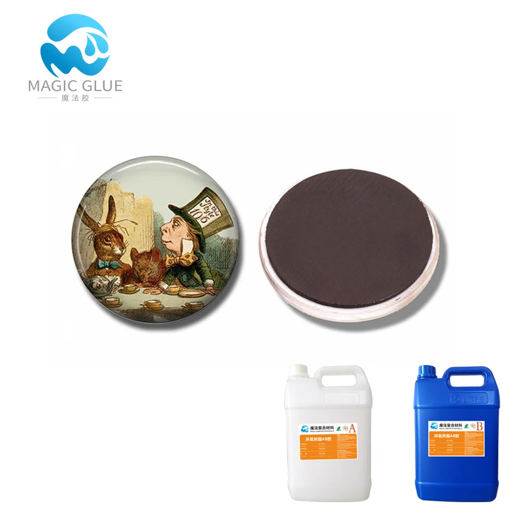 Industrial Non Toxic Clear Flexible Epoxy Doming Resin For Nameplate/Card Coatin