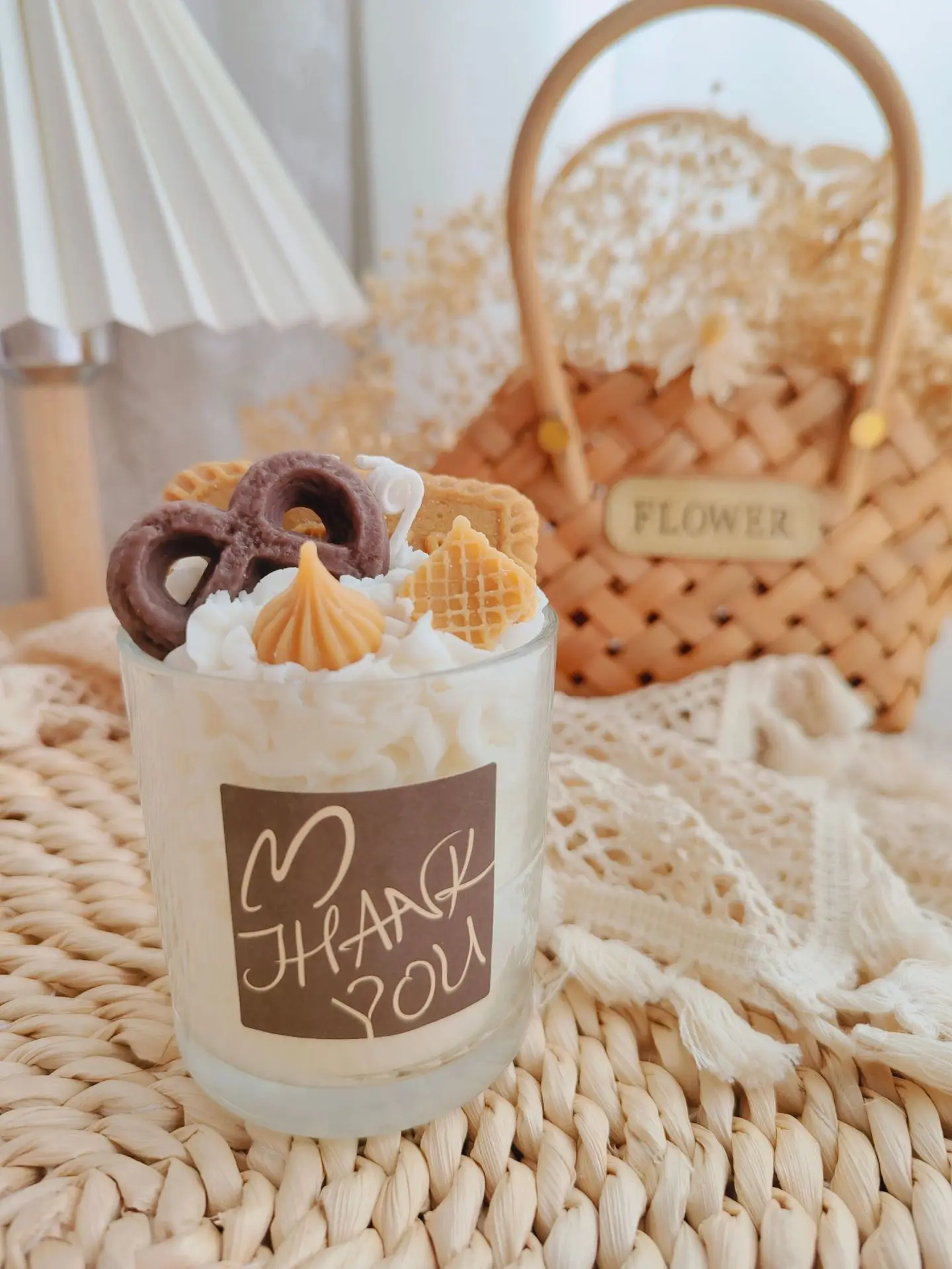 High Quality Long Burning Deodorized Candles Customized Dessert Cake Candle Soy Wax Dessert Candle