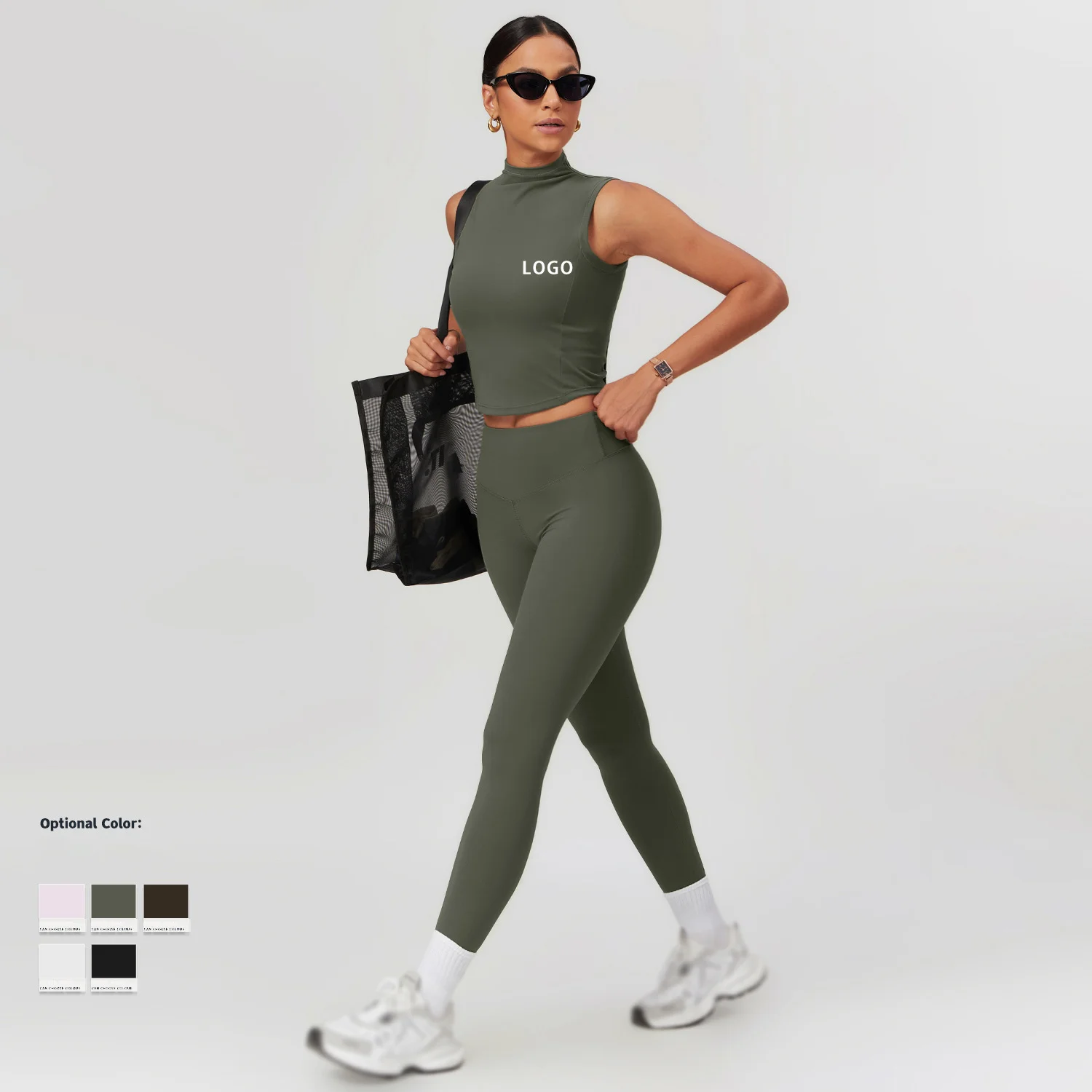 Nylon Women Seamless Washed Yoga Set Long Sleeve Top High Waist Peach Hip Lift Leggings Solid Washing Sports Suit