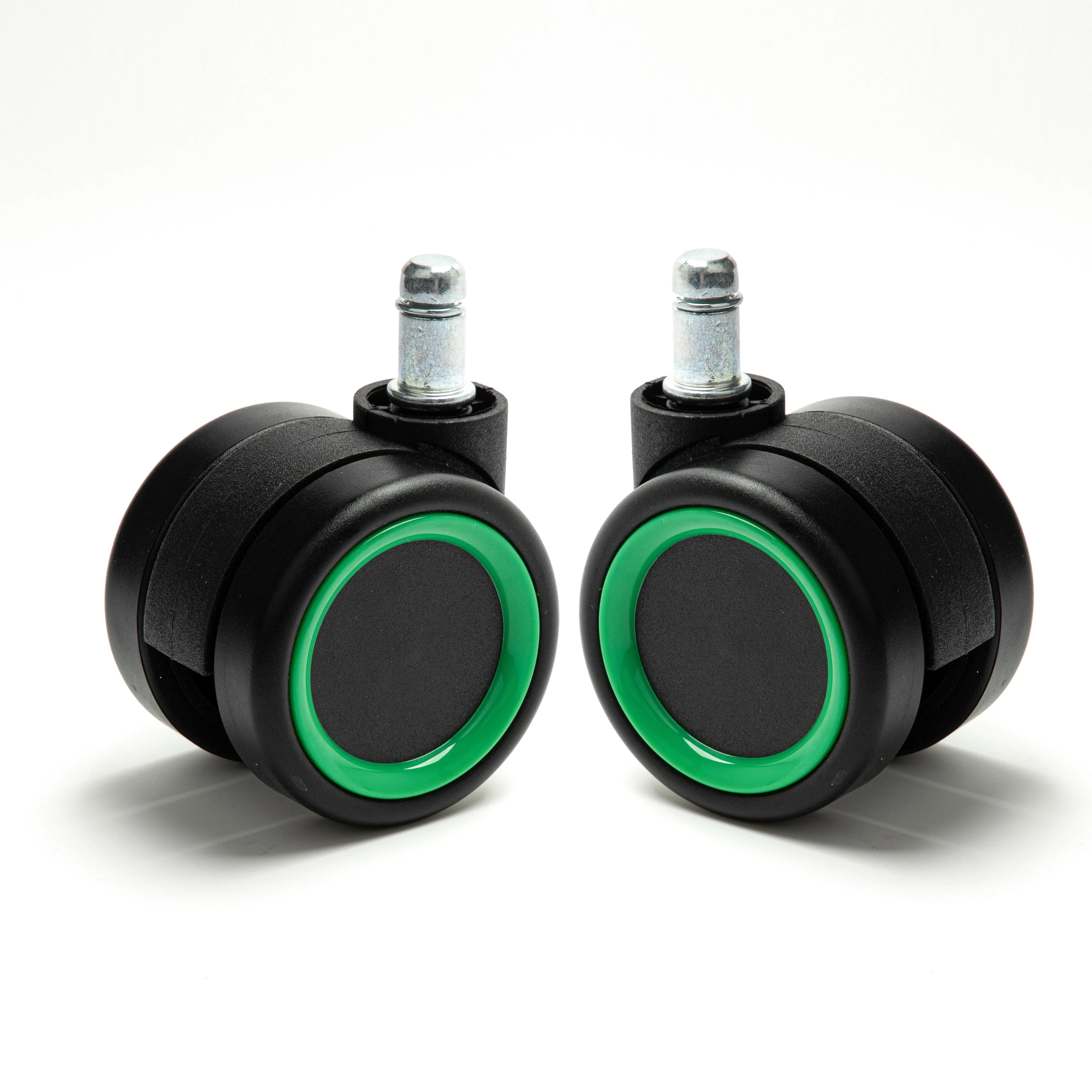 Black Caster Wheels Fixed Caster PVC PU Material Wheel