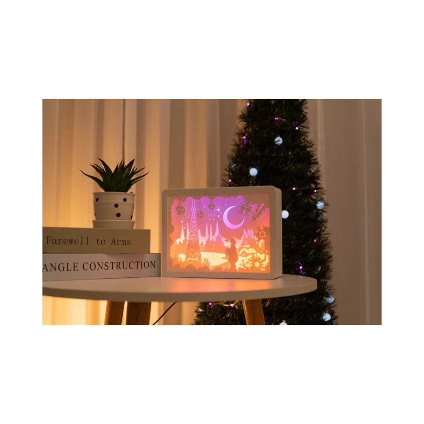 New Product Ideas 2021 Artist Light Box kids Gift Paper Carving Lamp