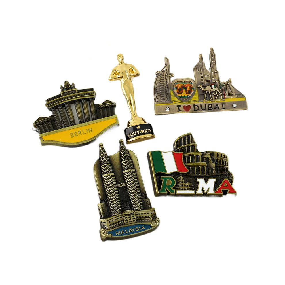 Wholesale Cheap Price Personalised Custom Style Cute Fashion Delicate Unique German Countries Metal Refrigerator Magnet