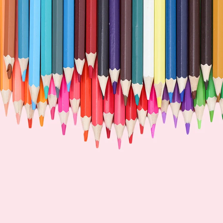 36 colors pencil set school art supplies in bulk colored sketching drawing pencils