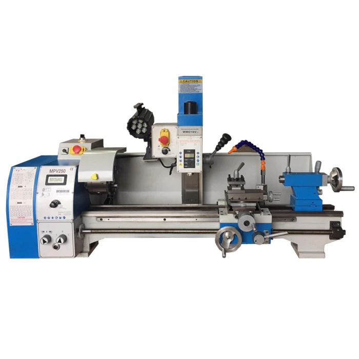 2022 WMTCNC MPV250 Combo Lathe/Drill/Mill Multi-function for Metalworking