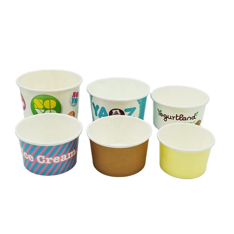 
Custom Logo Paper Cup High Quality Ice Cream Cup Manufacture 