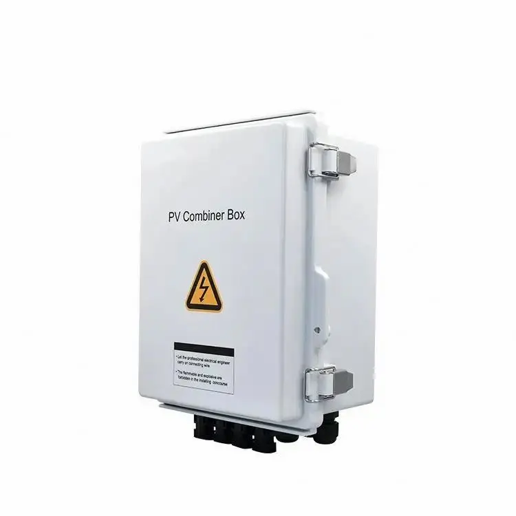 Saipwell abs 500VDC type plastic junction box 4 input 1 out 2 string waterproof distribution solar DC pv combiner box