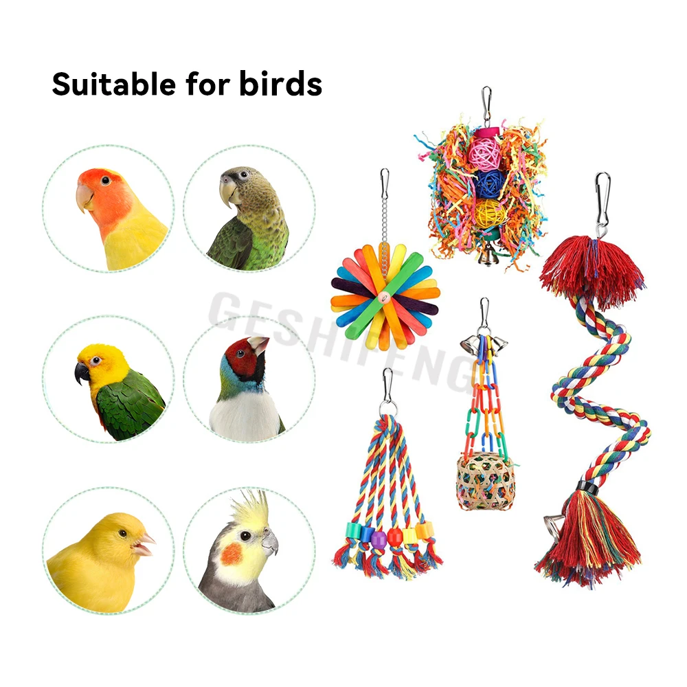 Bird Accessories Parrot Toy Bird Toys Hanging Chew Toy Parrot Nest Suitable for Medium and Small Parrots and Birds