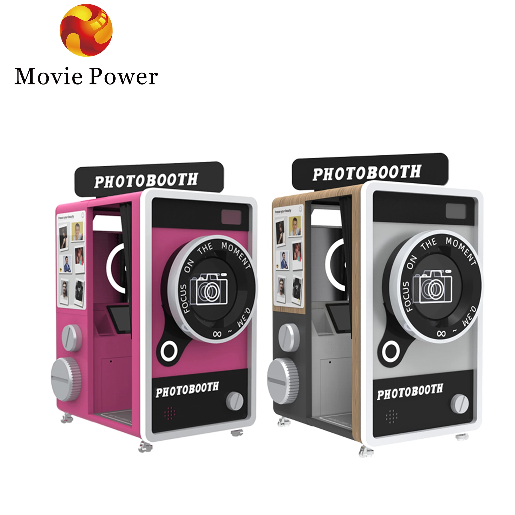 Comercial Automatic Touch Screen Scene Party Social 360 Photo Booth Vending Machine With Printer
