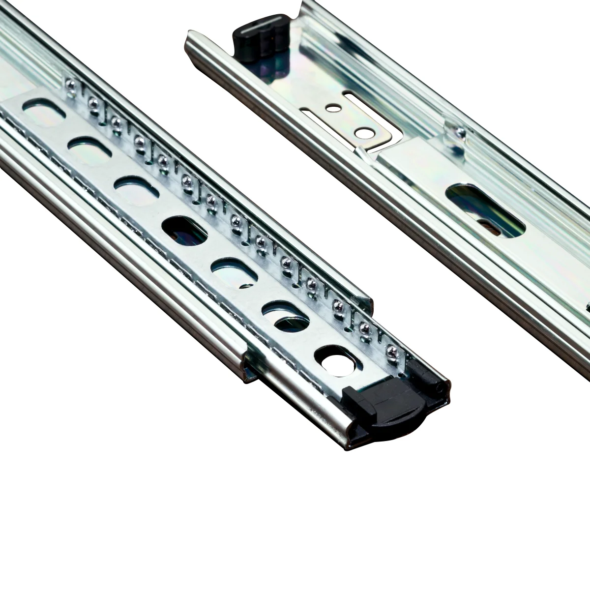 Full customized 45mm width series slides full extension ball bearing drawer telescopic guide railways kitchen cabinet sliders