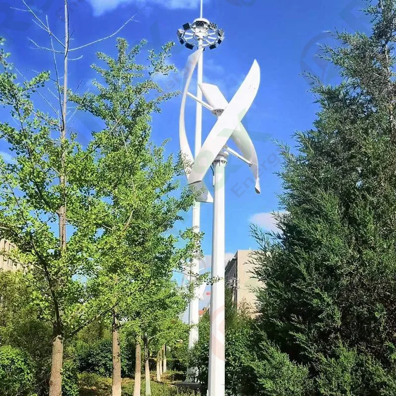 Residential High Power Wind Generator 2KW 3KW 5000W Low-Speed Vertical Axis Wind Turbine with 12V 24V 48V Grid Controller