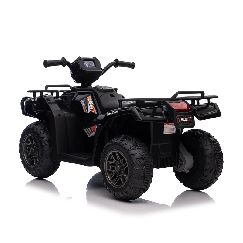 12 V Kids Electric 4 Wheeler ATV Quad with Music Lights Ride on Toy Car