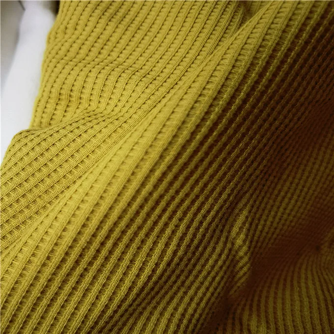  Cotton Modal Waffle Knit Fabric