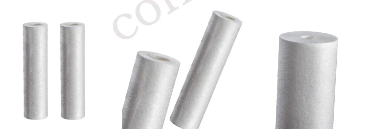 Filter Manufacturer Melt Blown PP Filter 10 Micron 5/20 Inch Water Sediment Spun Filter Cartridge For Water Purification Systems