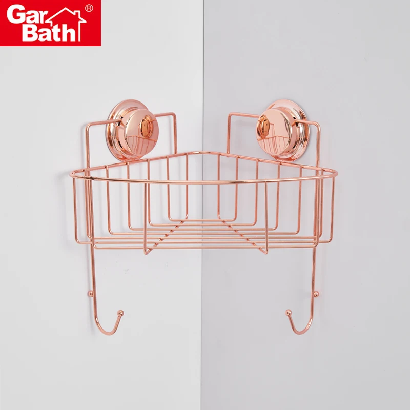 No Drilling Shower Shelf Caddy Storage Basket Bathroom Corner Shelf For Shampoo Conditioner